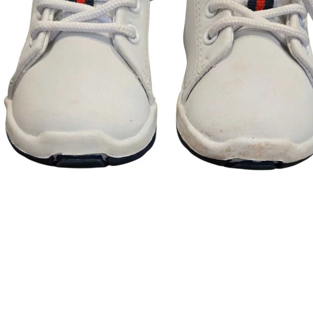 Trimfoot White Rubber Sole Lace Up Baby Shoes Size 3